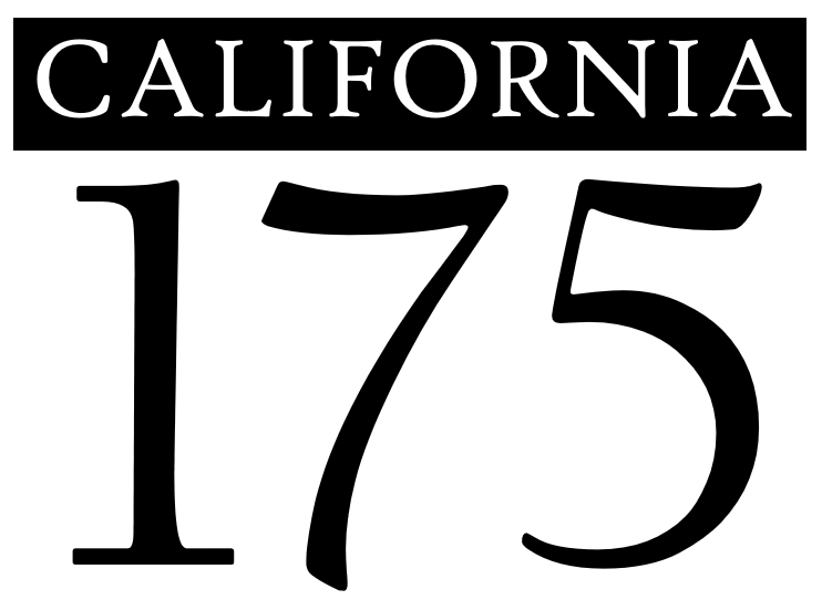 California 175 simple logo